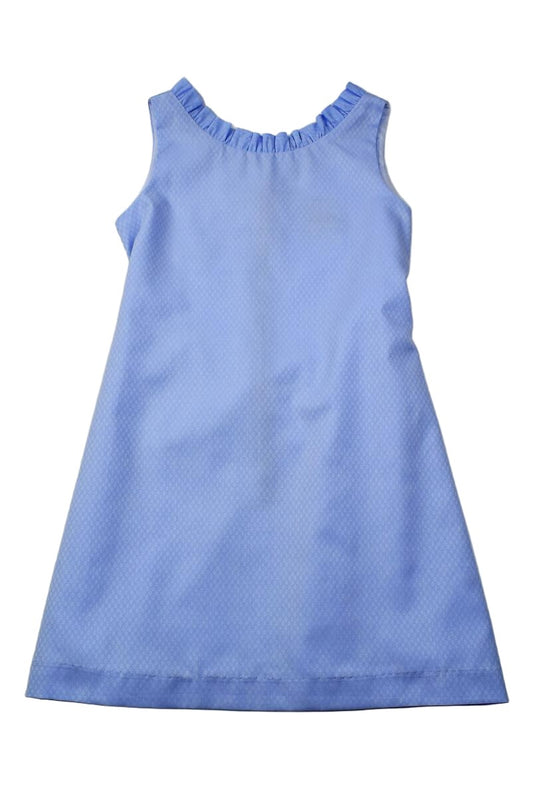 Aline Dress - Blue Dobby - 70760