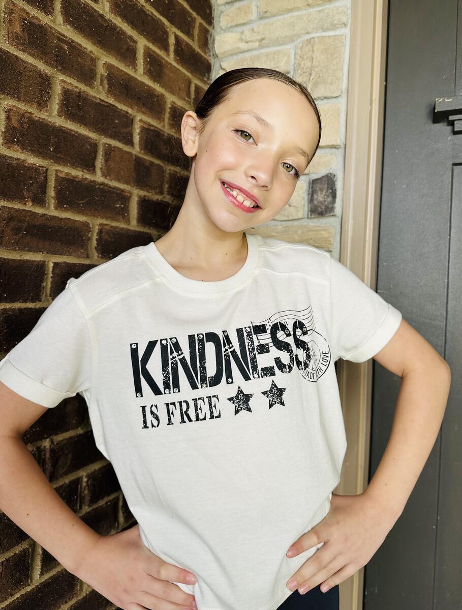 Kindness is Free Rhinestone Tee