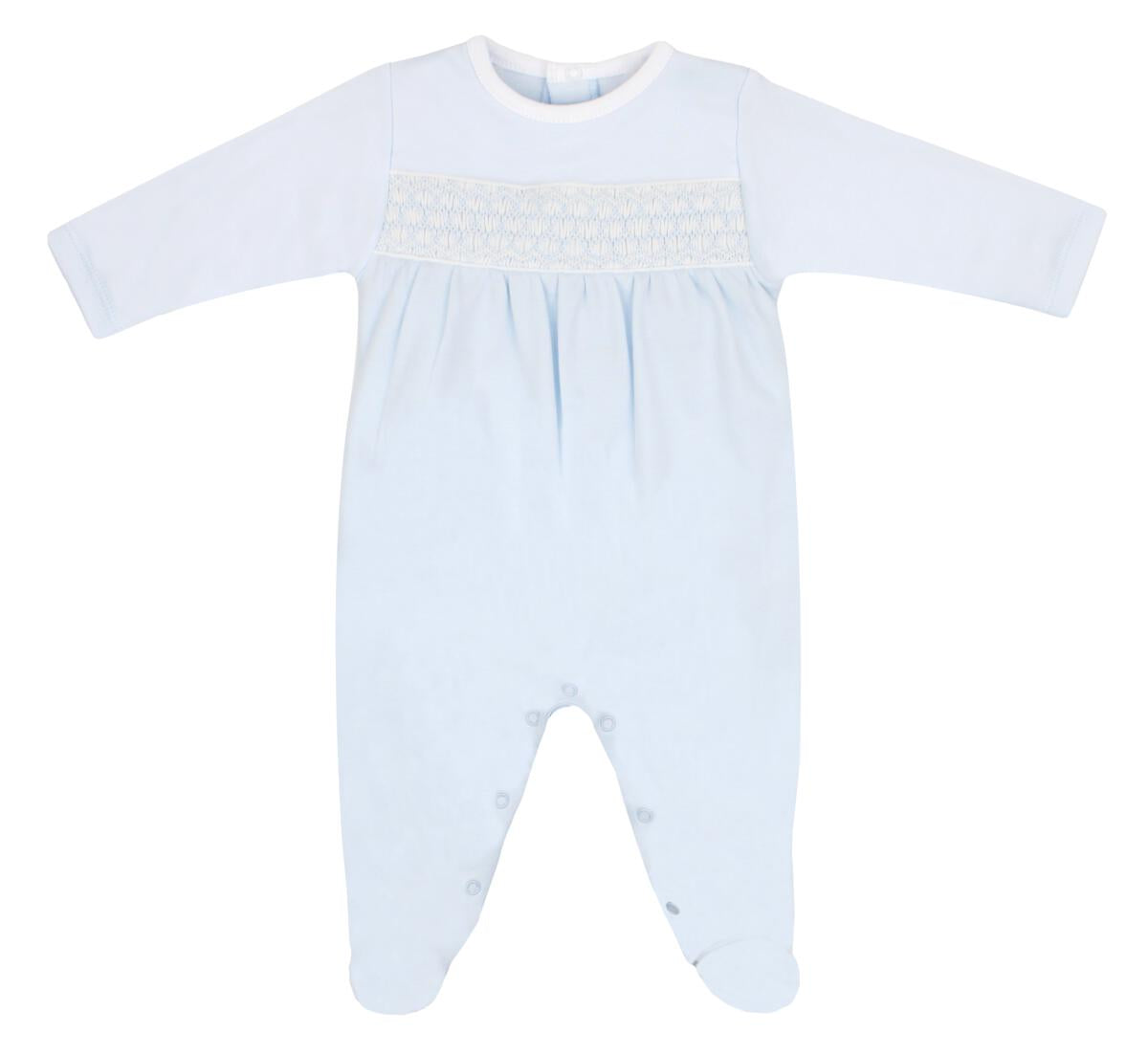 Honeycomb Smocked Footie - 7229