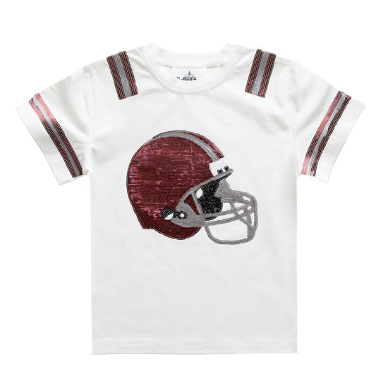 Maroon & Silver Helmet Shirt