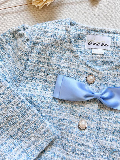 Tweed Set - Baby Blue