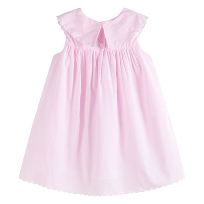 Pink Easter Applique Dress