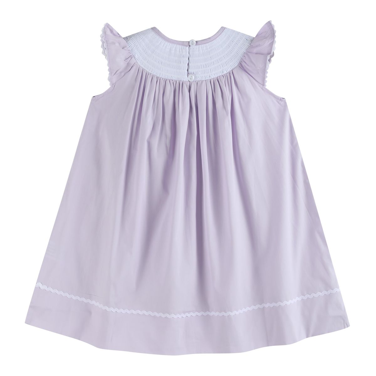 Purple Bunnies - Smocked Dress