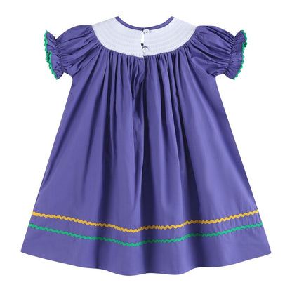 Mardi Gras Smock Bishop Dress
