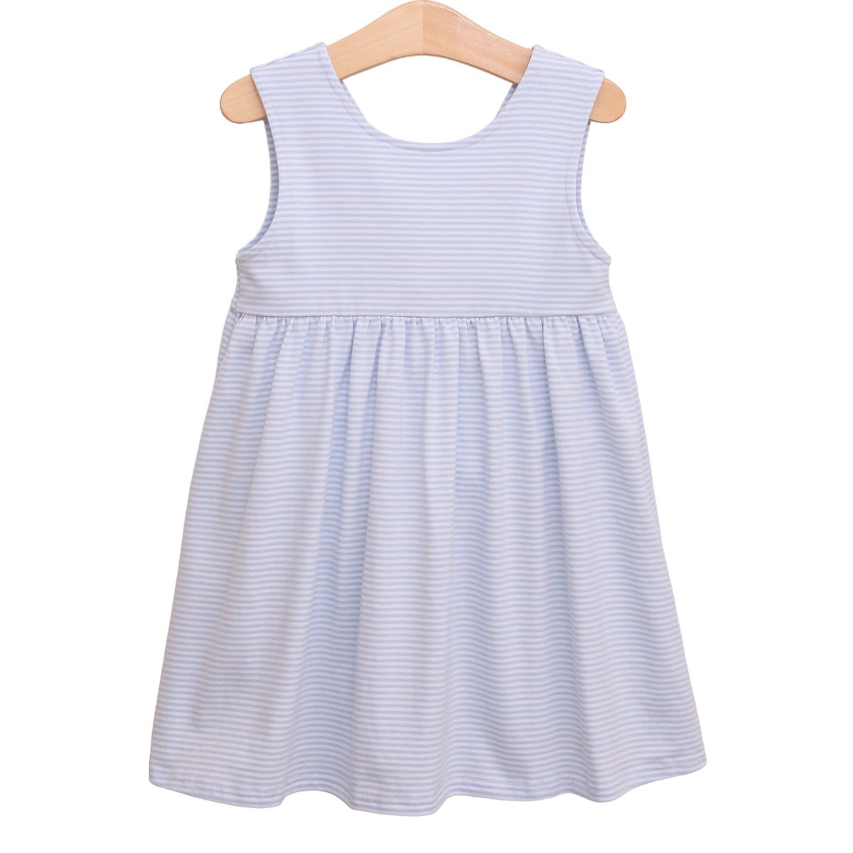 Isabella Dress - Blue Stripe