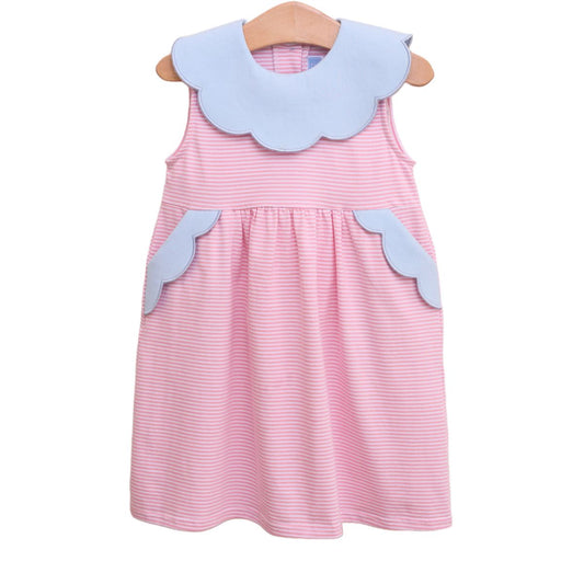 Penelope Dress - Pink/Blue