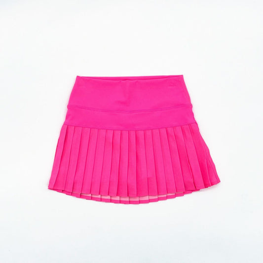 Pleat Skirt - Hot Pink