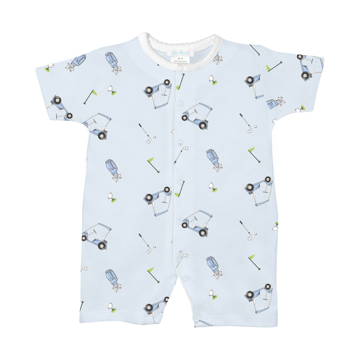 Light Blue Golf Romper