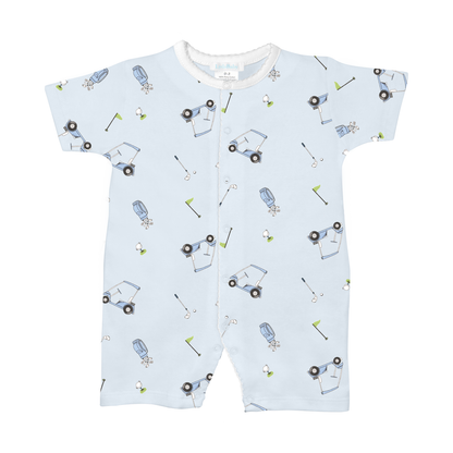 Light Blue Golf Romper