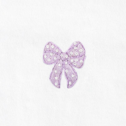 Purple Bows Bloomer Set