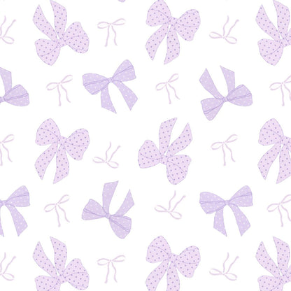 Purple Bows Bloomer Set