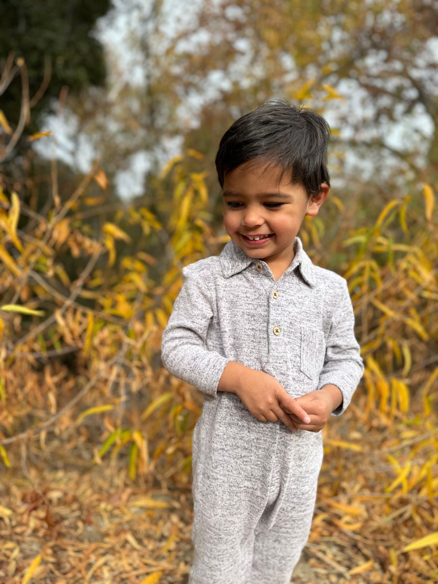 Kingston Romper - Heather Navy
