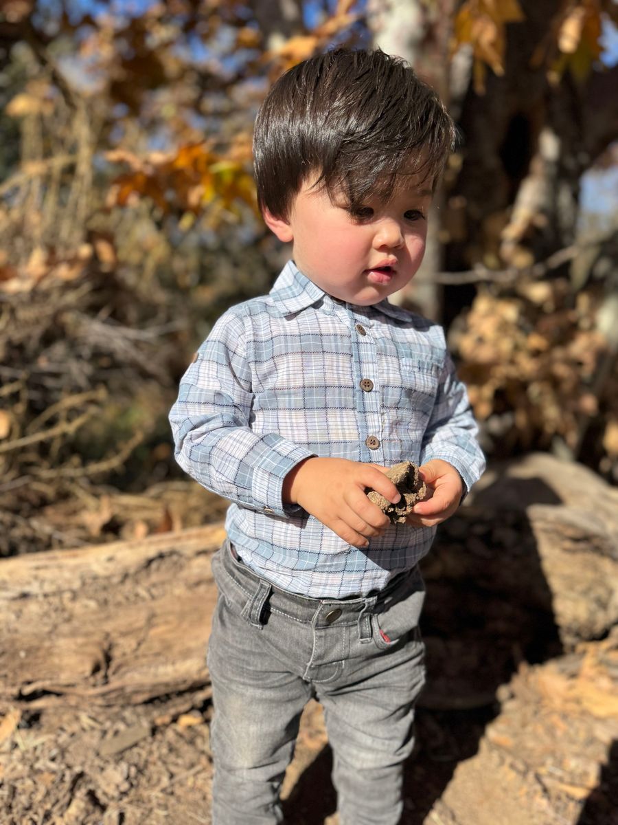 Jasper Onesie - Grey/Black Plaid