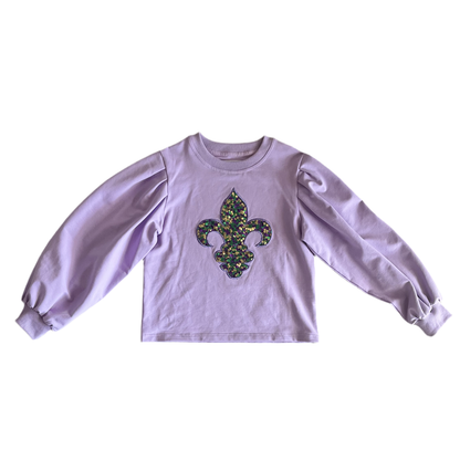 Confetti Fleur de Lis Sweatshirt