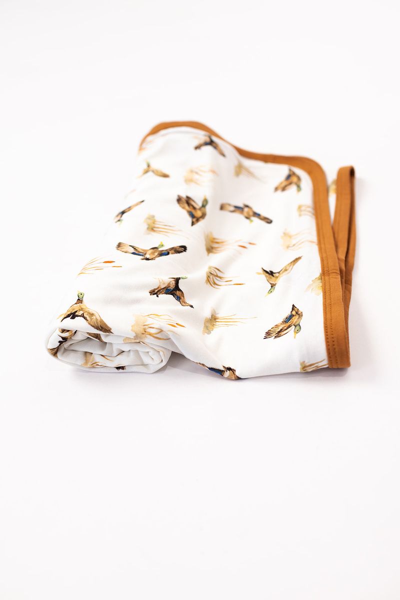 Ducks Bamboo Swaddle Blanket