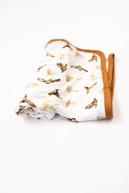 Ducks Bamboo Swaddle Blanket