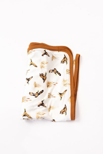 Ducks Bamboo Swaddle Blanket