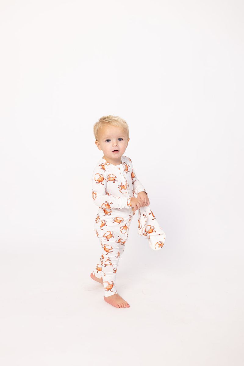 Orange Crab Double Zip Sleeper