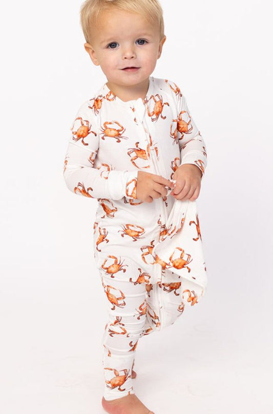 Orange Crab Double Zip Sleeper