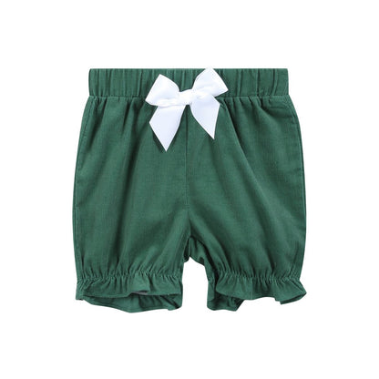 Green Santa Smock Bloomer Set