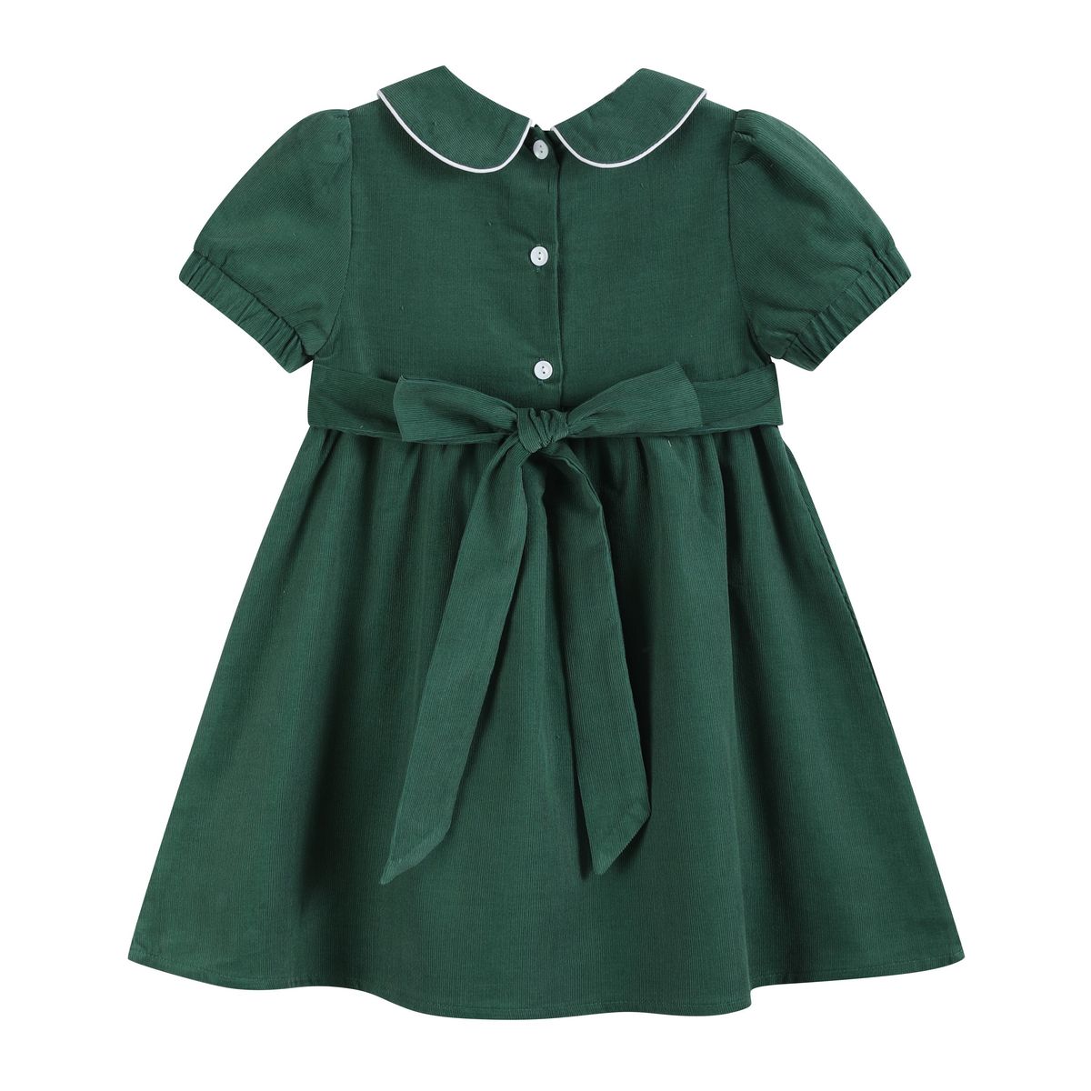 Green Santa Smock Dress