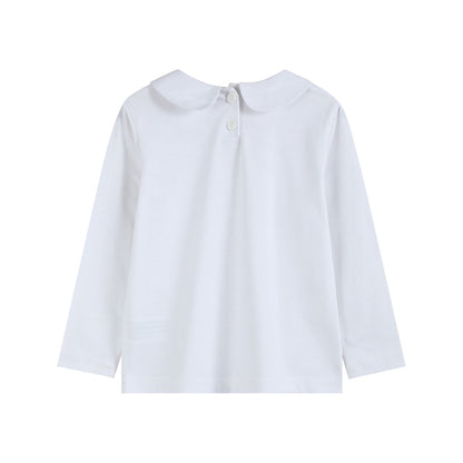 White Santa Collared Shirt