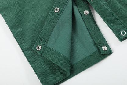 Green Santa Smock Overalls