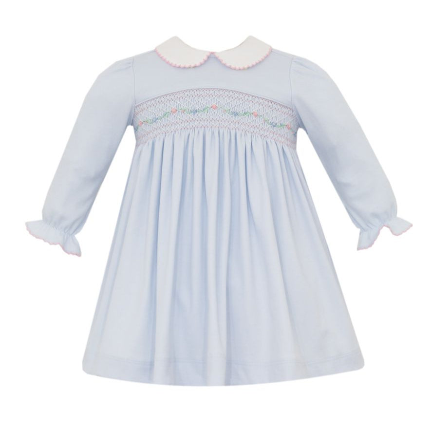 Mery Lt. Blue Knit L/S Dress