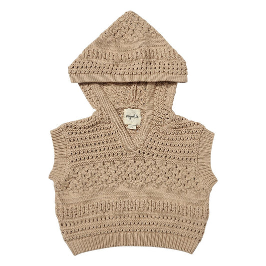 Mabel Vest - Oatmeal Knit