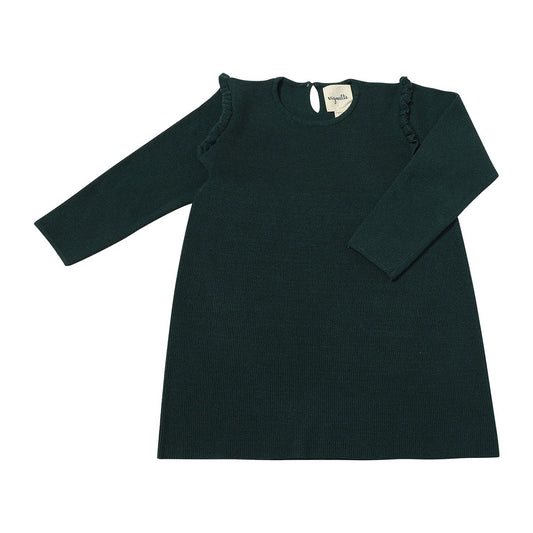 Mia Dress - Green Knit