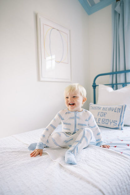 Sleep Zip Romper - Train