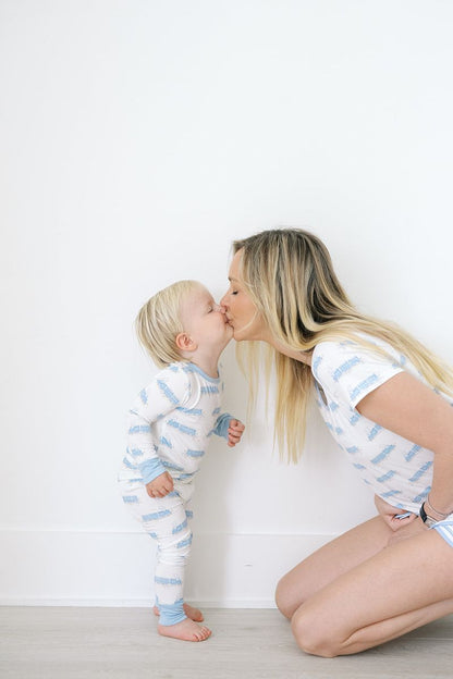 Sleep Zip Romper - Train