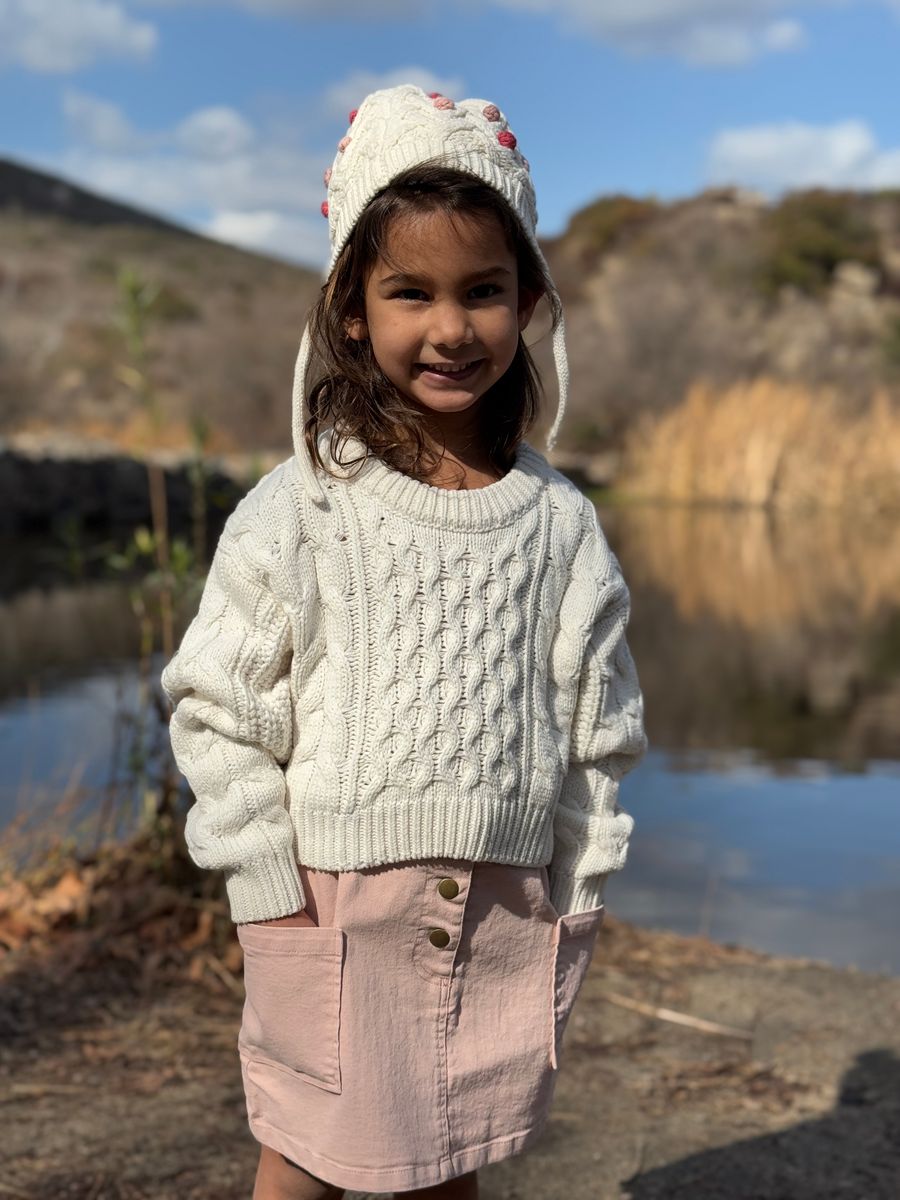 Molly Sweater - Ivory Knit