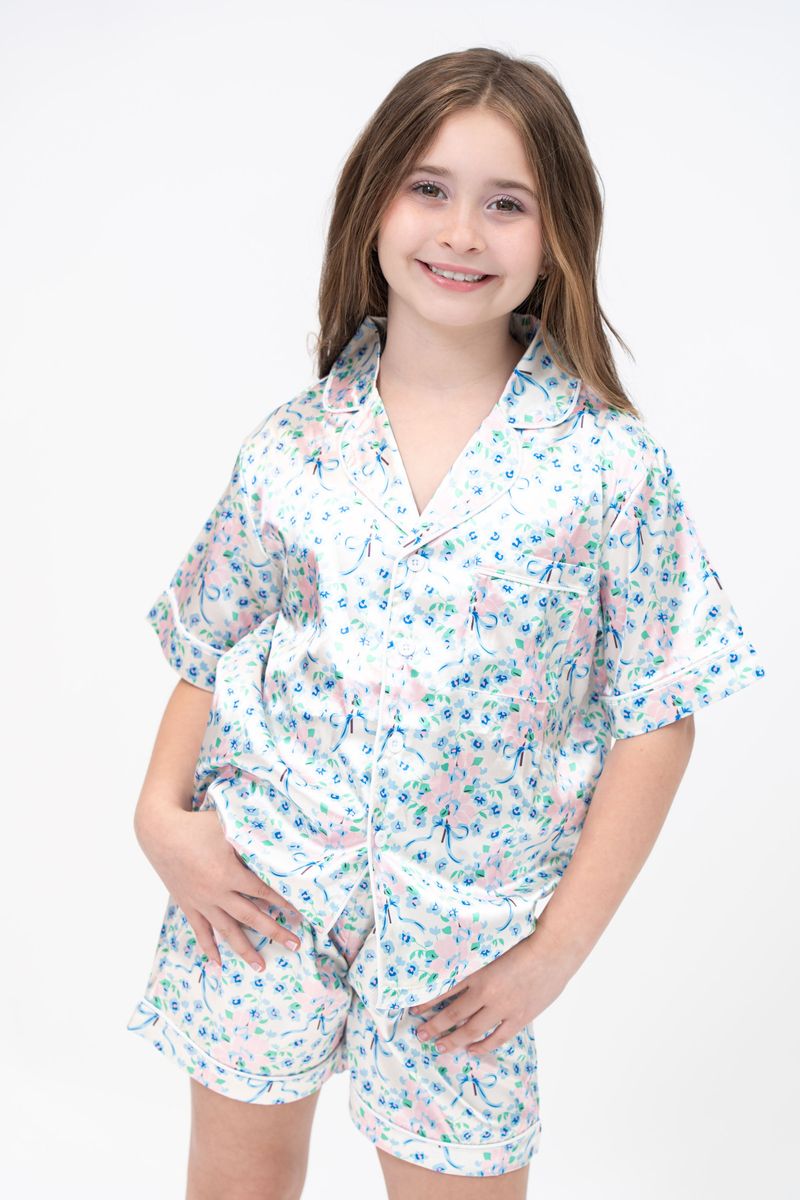 Loungewear Set - Elegant Floral Print