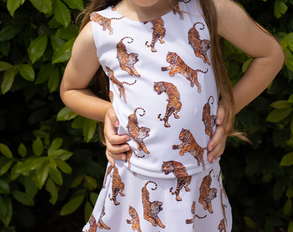 Athletic Skirt Set - Tigers