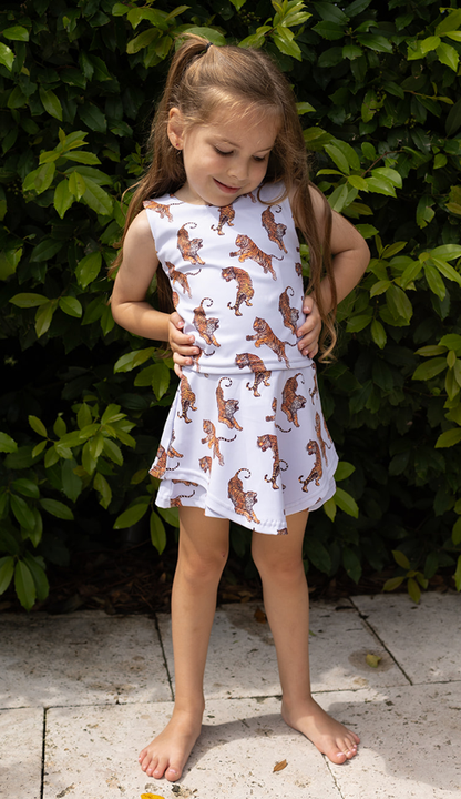 Athletic Skirt Set - Tigers