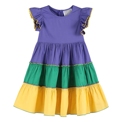 Striped Mardi Gras Dress
