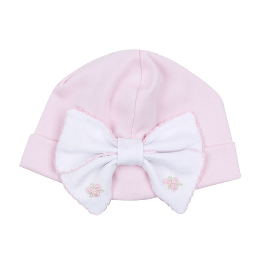 Lillian Pink Bow Hat