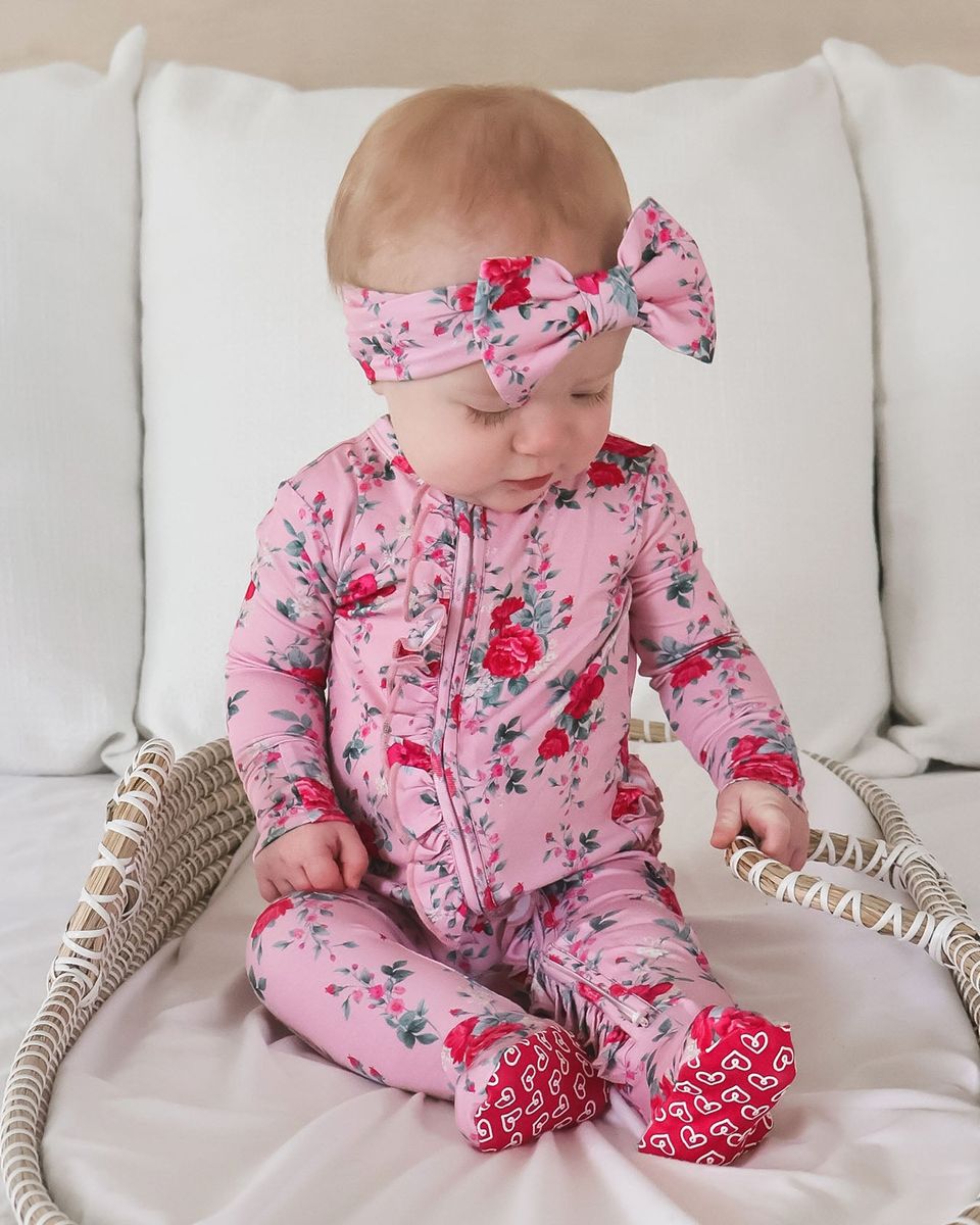 Rosalind Ruffle Zip Footie