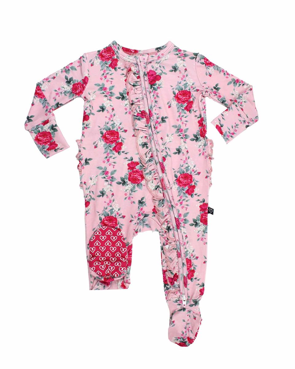 Rosalind Ruffle Zip Footie