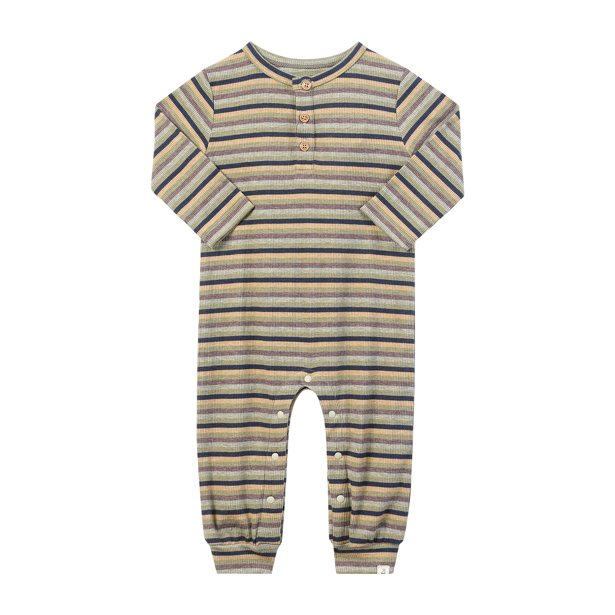 Mason Ribbed Henley Romper-1914