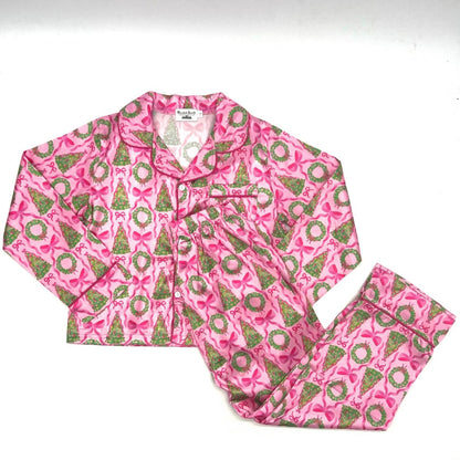 Silky Chritstmas Pj Set
