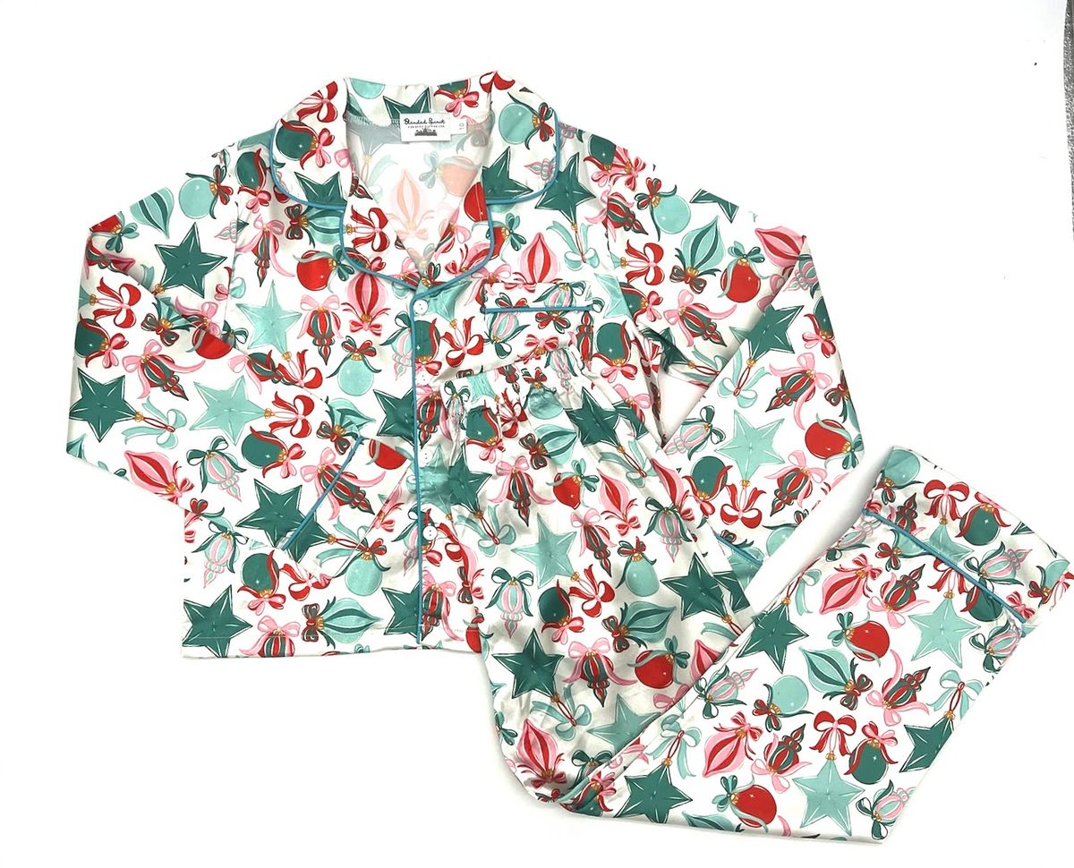 Silky Chritstmas Pj Set