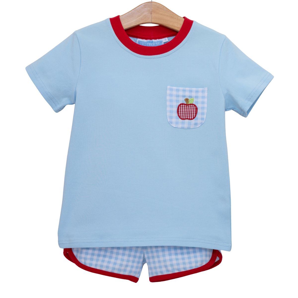 Apple Trio Short Set-2953