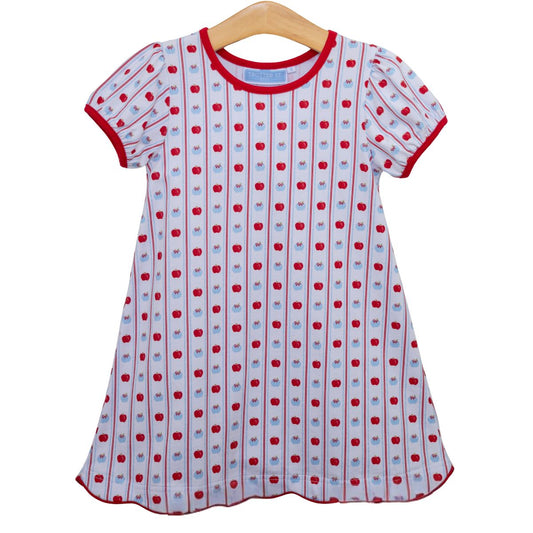 Apple Print Dress-2947