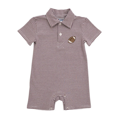 Football Polo Romper