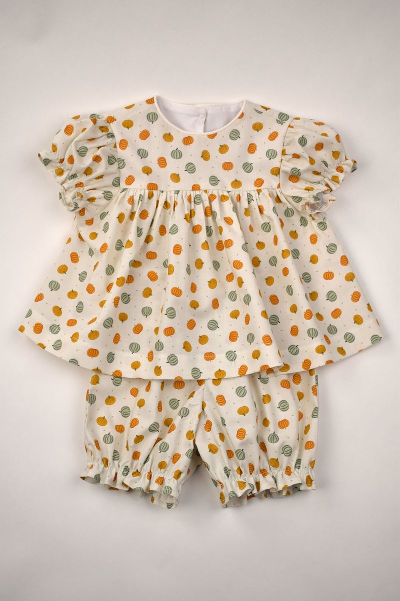 Pumpkin Print Popover Set