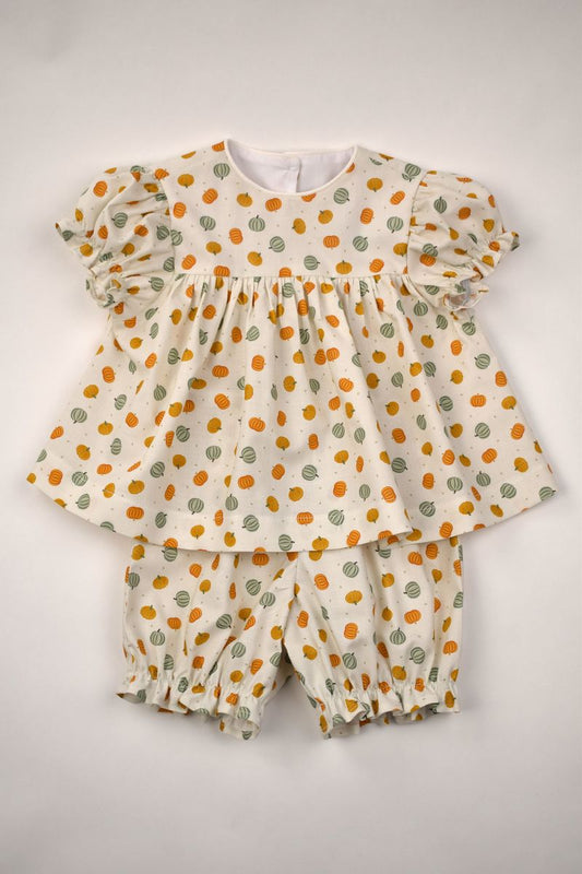 Pumpkin Print Popover Set