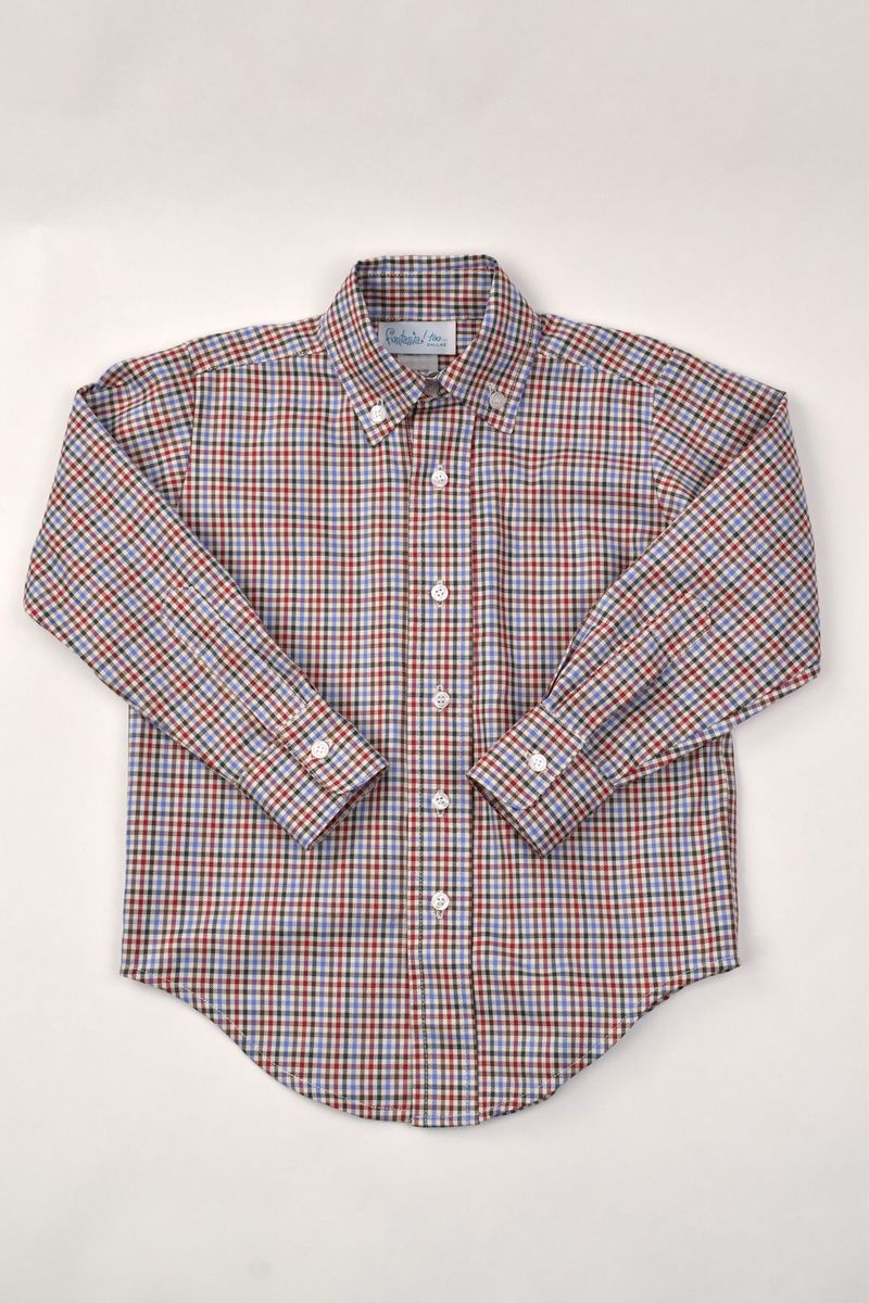 Autumn Plaid Button Down Shirt