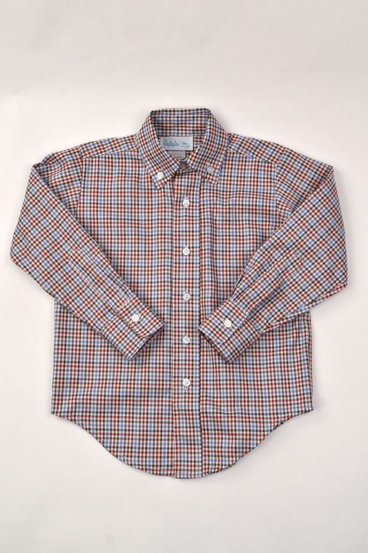 Autumn Plaid Button Down Shirt